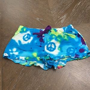 Jenni by Jennifer Moore tie-dyed pajama boxer shorts Size S